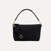 PLP |The Daily Crossbody Bag in Black Sand shown from the front.