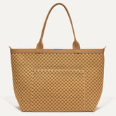 PLP |The Zip Travel Tote in Hazelnut shown from the front.