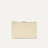 PLP |The Convertible Clutch in Love Bird Open-Knit, shown from the front.