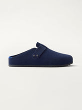 PLP | The Men's Clog in ReVelvet™ Deep Navy shown from the side.