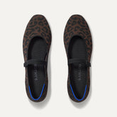 The Square Mary Jane in Classic Cheetah shown from the top.