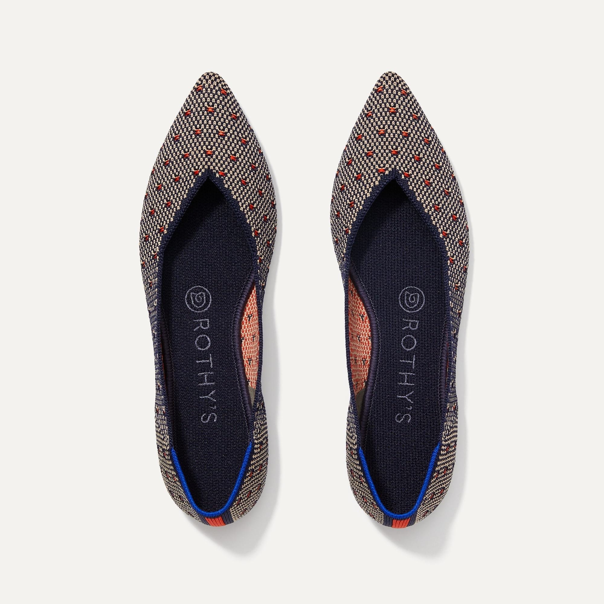 The Point in Coral Dot shown from the top. 