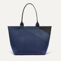 PLP |The Essential Tote in Midnight Navy shown from the front.