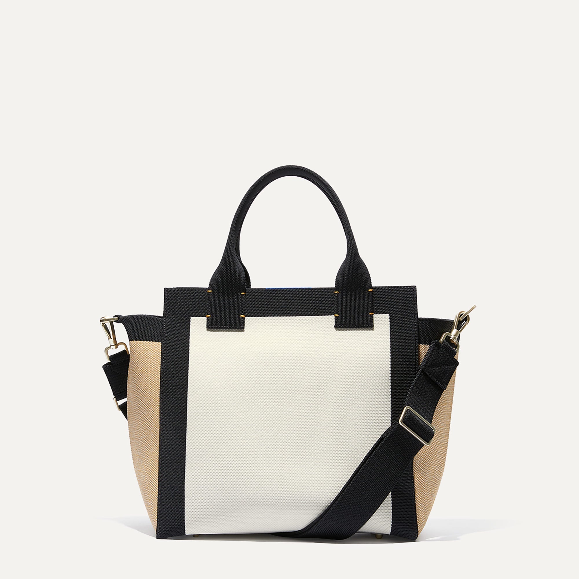 PLP |The Handbag in Piano Keys shown from the front.
