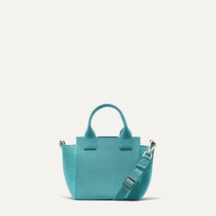 PLP |The Mini Handbag in Juniper Green shown from the front.