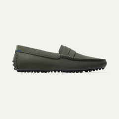   The Driving Loafer in Fairway shown from the side. 