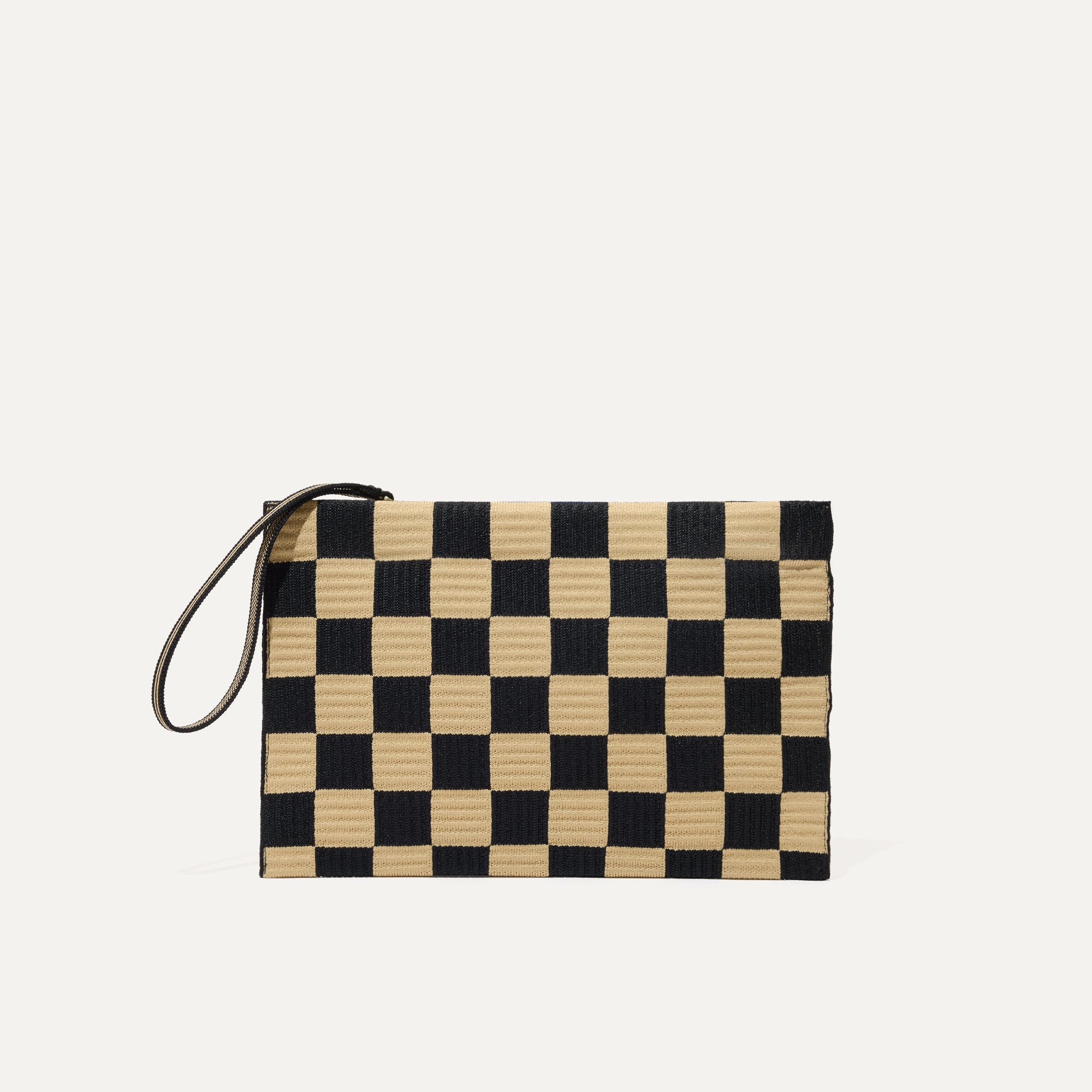 PLP |The Wristlet in Checker Classic shown from the front. 