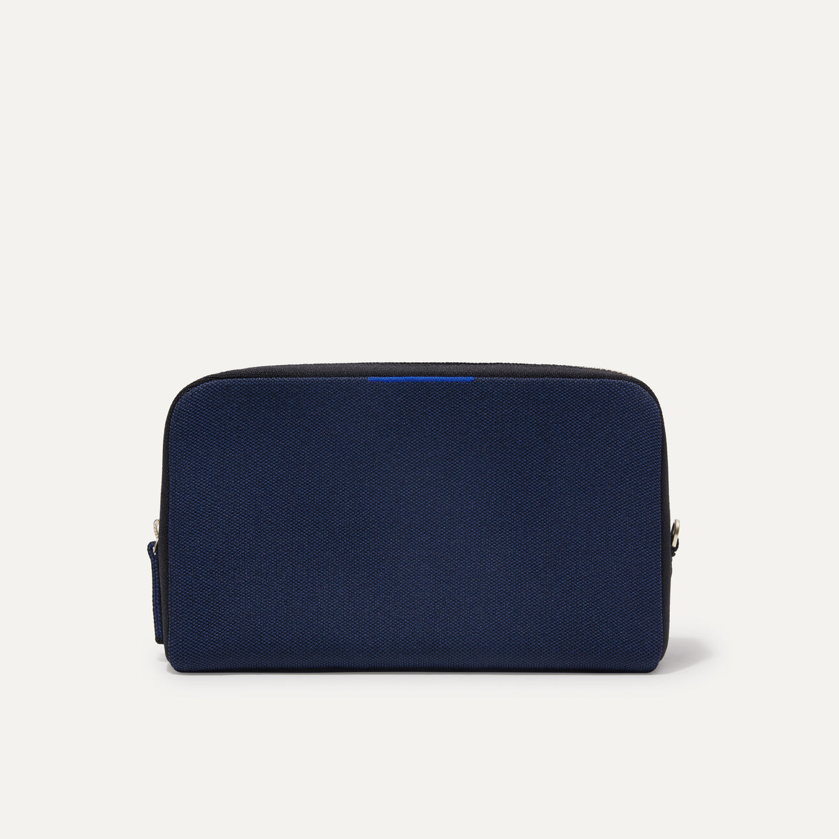 PLP |The Universal Pouch in Sapphire and Onyx shown from the front.