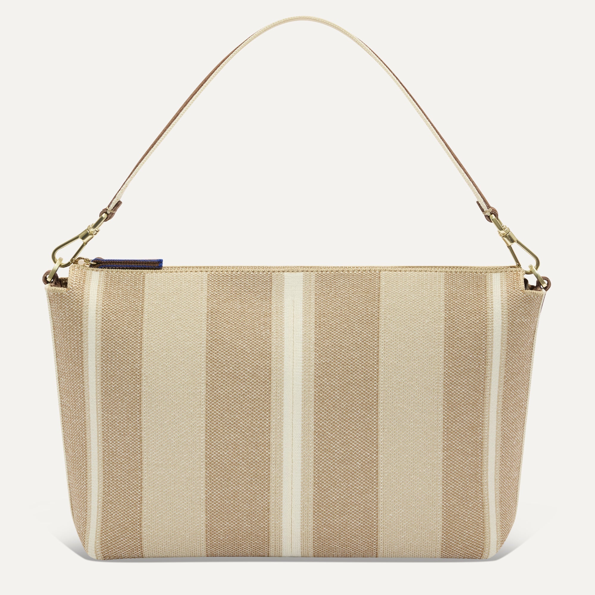PDP |The Daily Crossbody Bag in Oat Latte shown from the front.