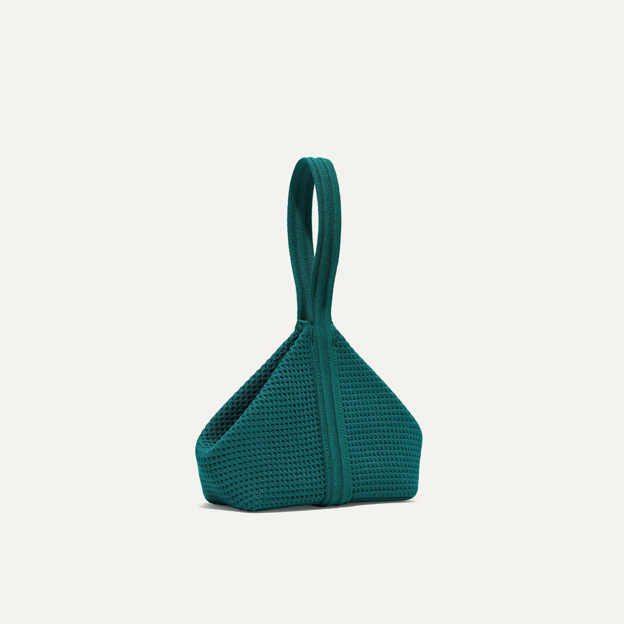 PLP |The Party Pouch in Emerald Green shown from the front.
