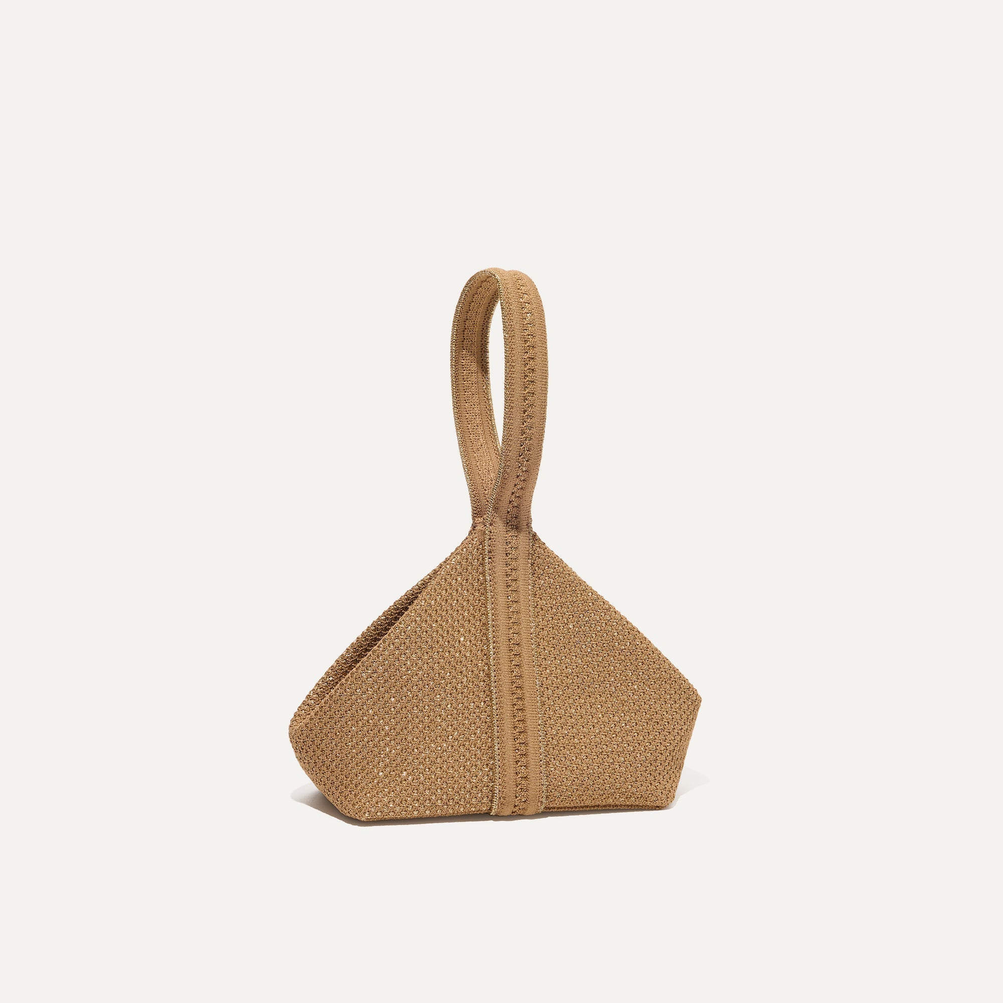 PLP | The Party Pouch in Goldstone shown from the front.