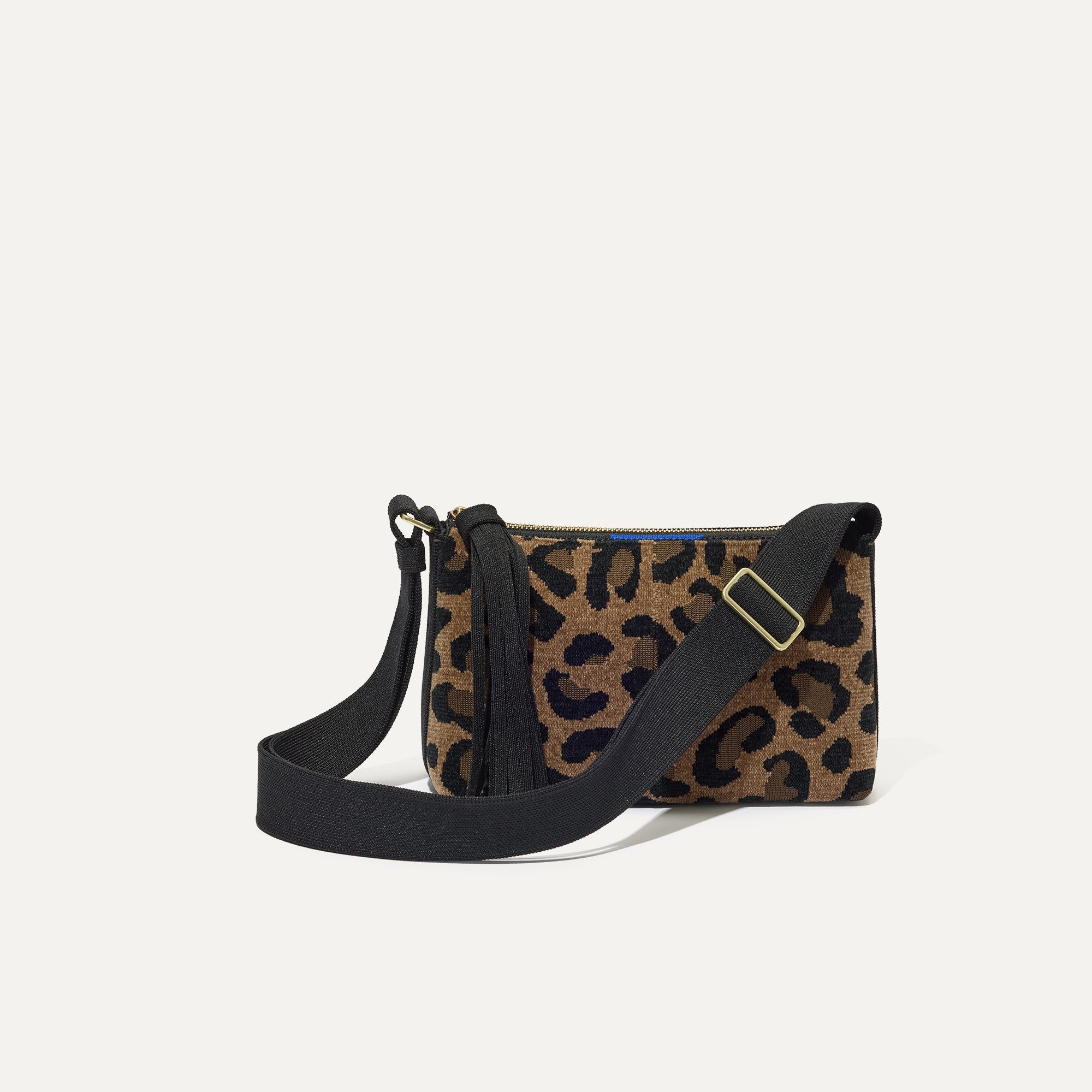 PLP |The ReVelvet Casual Crossbody in ReVelvet Cat, shown from the front.