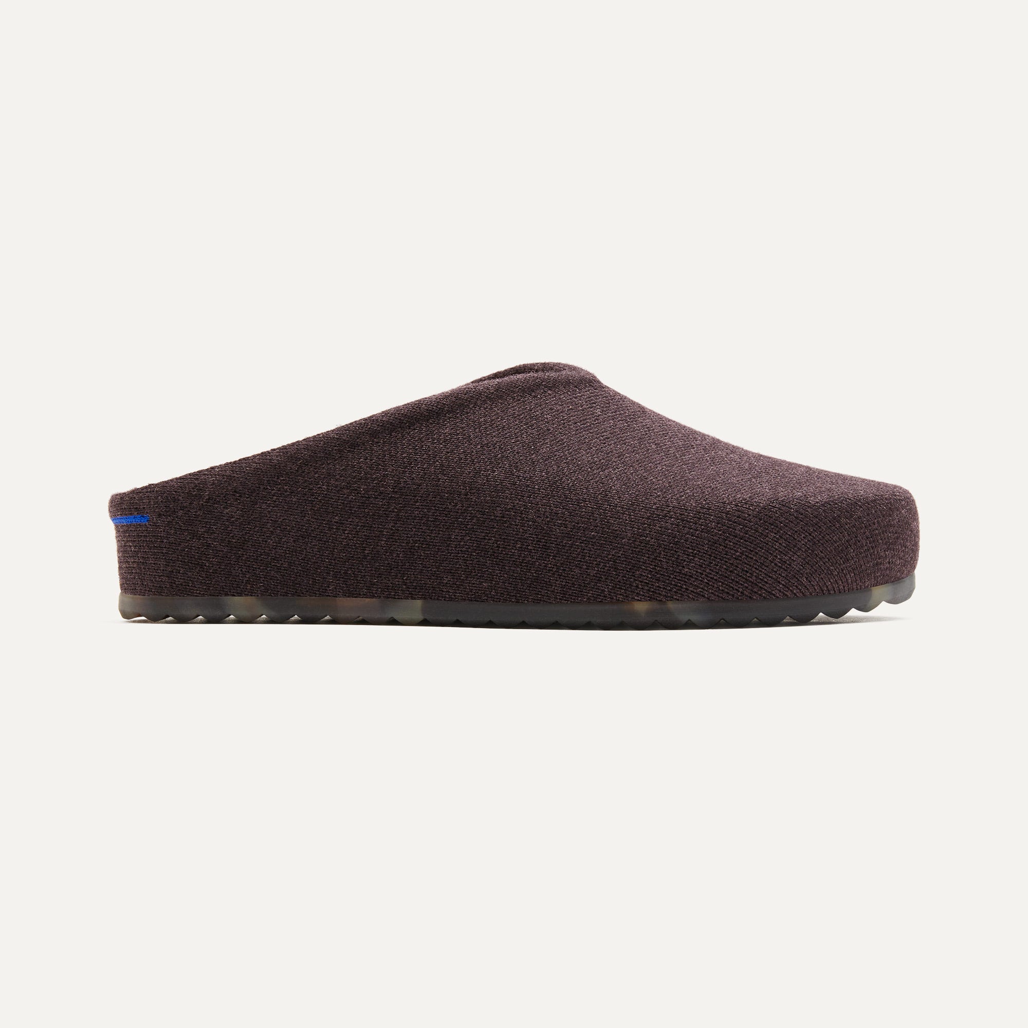 side | The Casual Clog in Chestnut shown from the side.