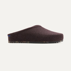 side | The Casual Clog in Chestnut shown from the side.