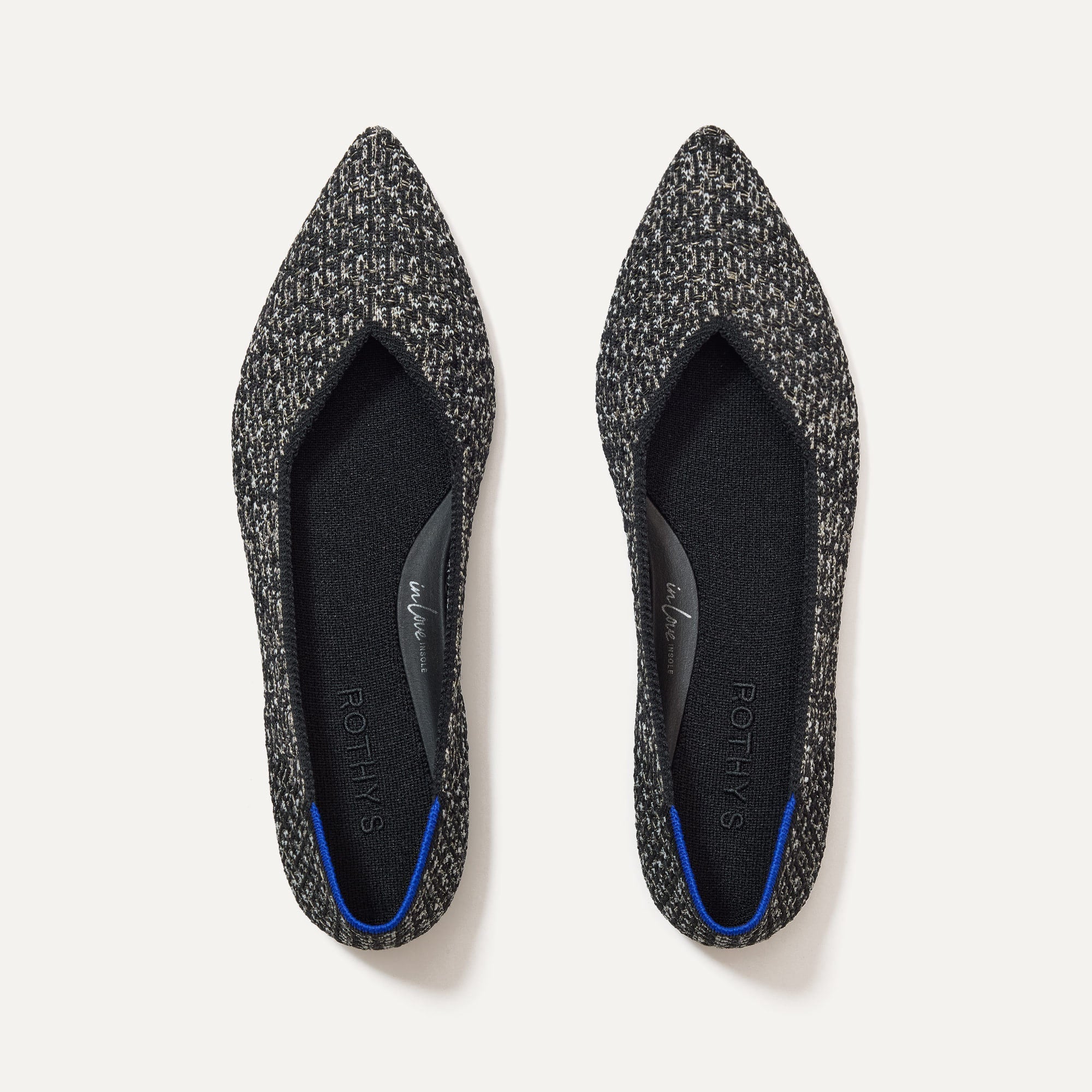The Point II in Dusk Tweed shown from the top.