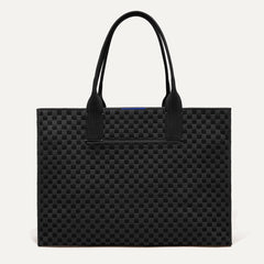 PLP |The Classic Tote in Black Sand, shown from the front. 