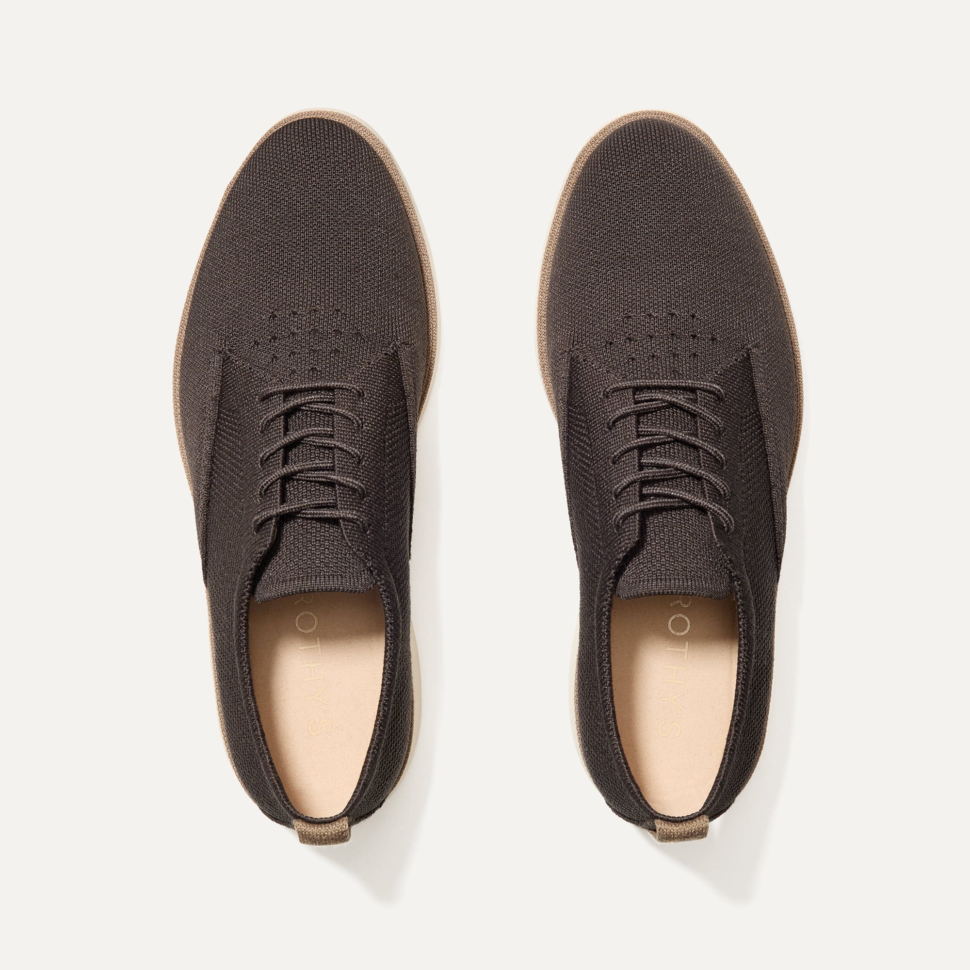 The Oxford in Deep Brown shown from the top. 