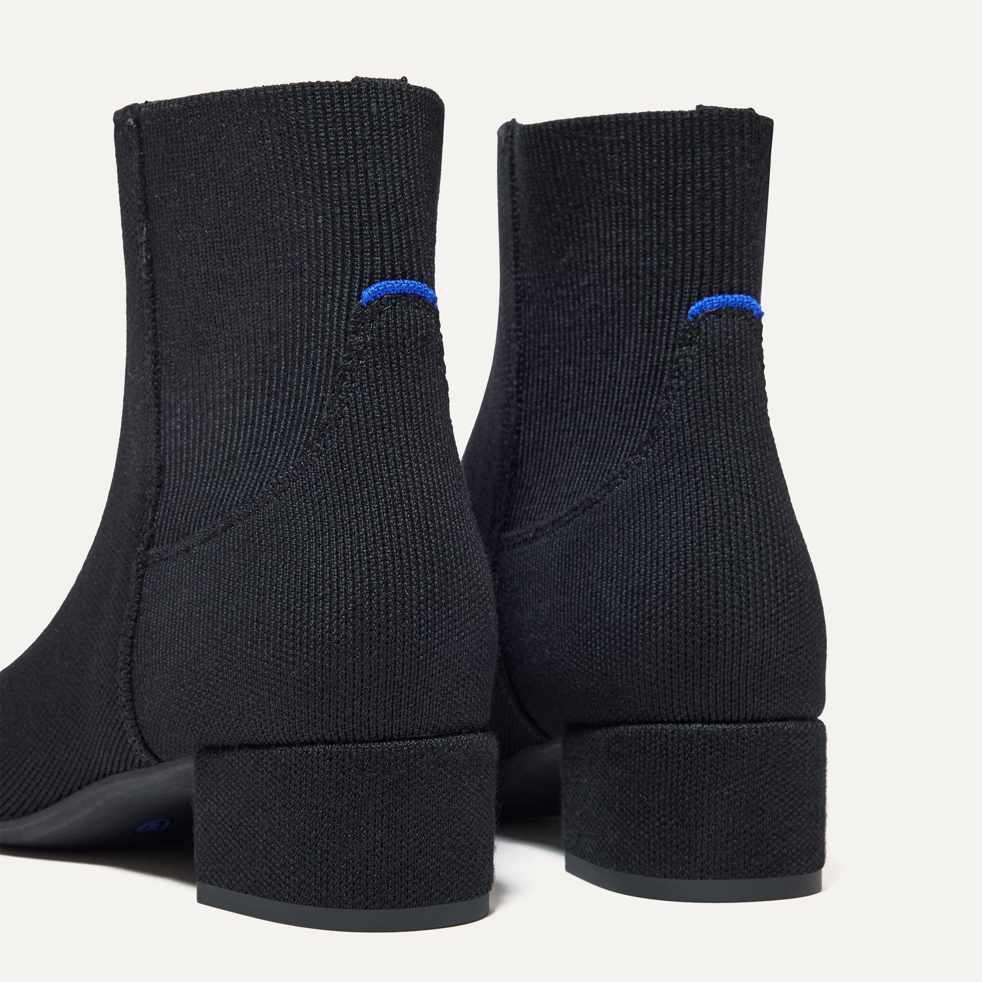 The Classic Boot in Black shown from the back.