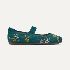side | The Kids Mary Jane in Everglade Twig shown from the side.