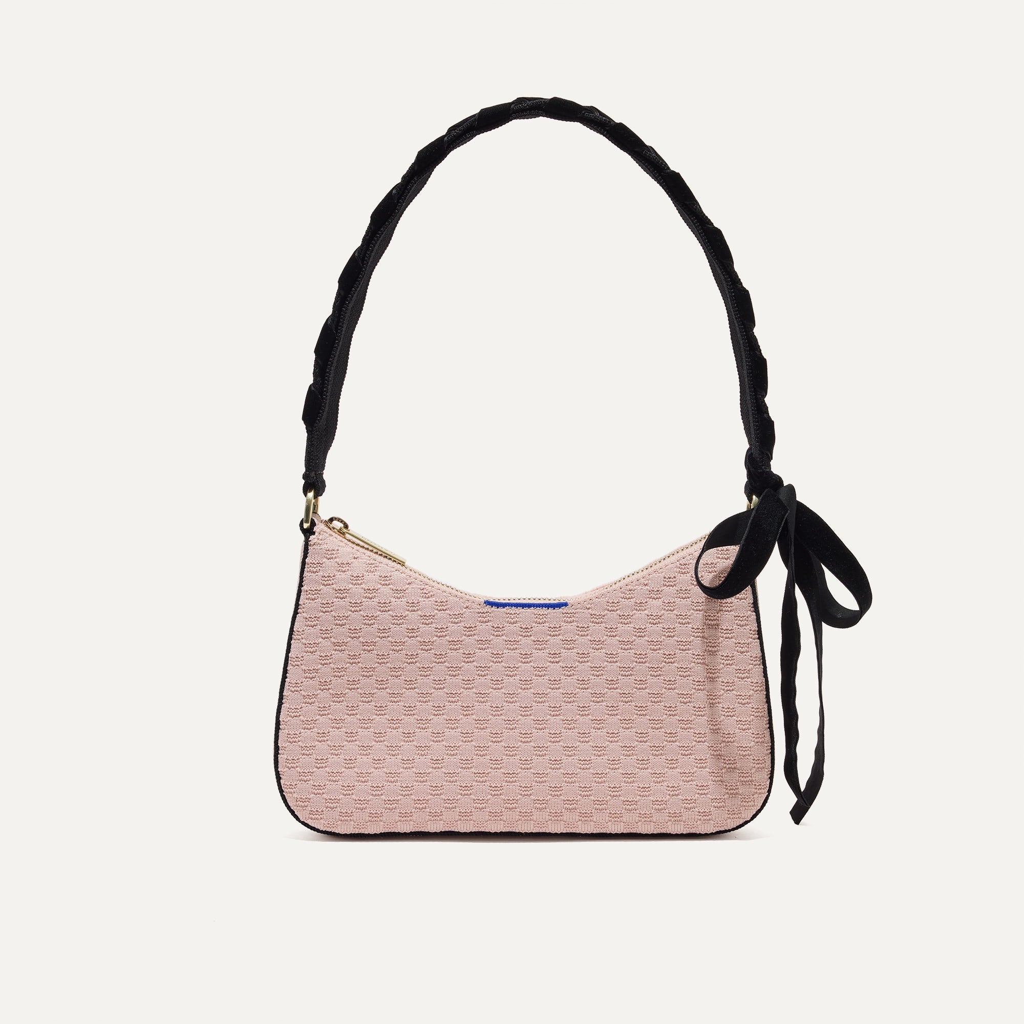 PLP |The Mini Shoulder Bag in Ballerina Bow shown from the front.