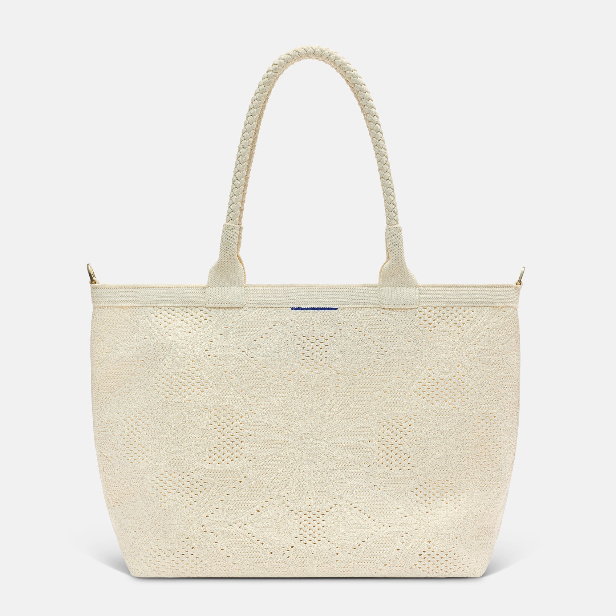 PLP |The Lightweight Zip Tote in Moonflower shown from the front.