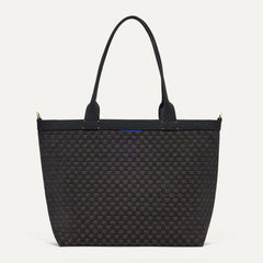 PDP |The Lightweight Zip Tote in Night Song shown from the front.