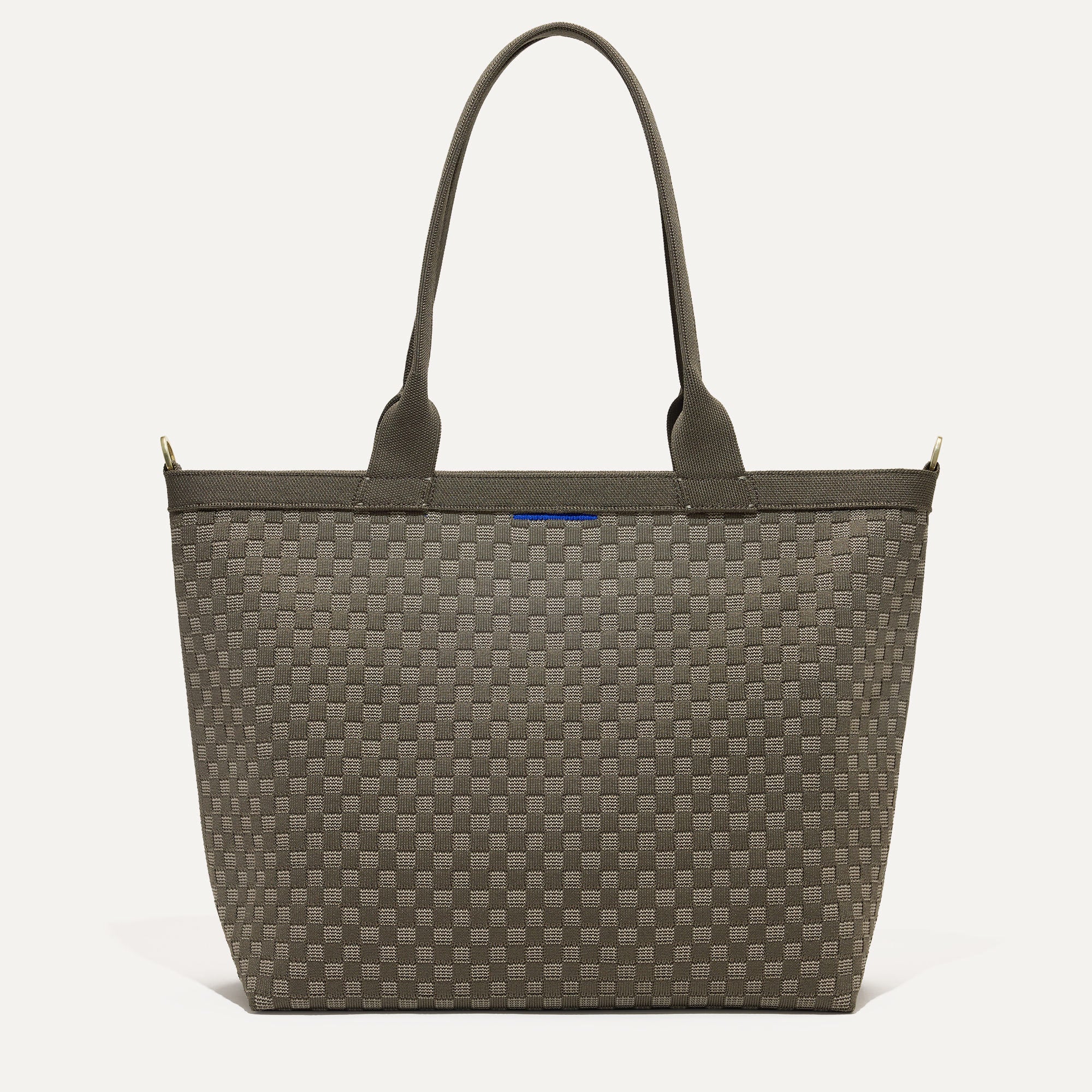 PLP |The Lightweight Zip Tote in Safari Green shown from the front.