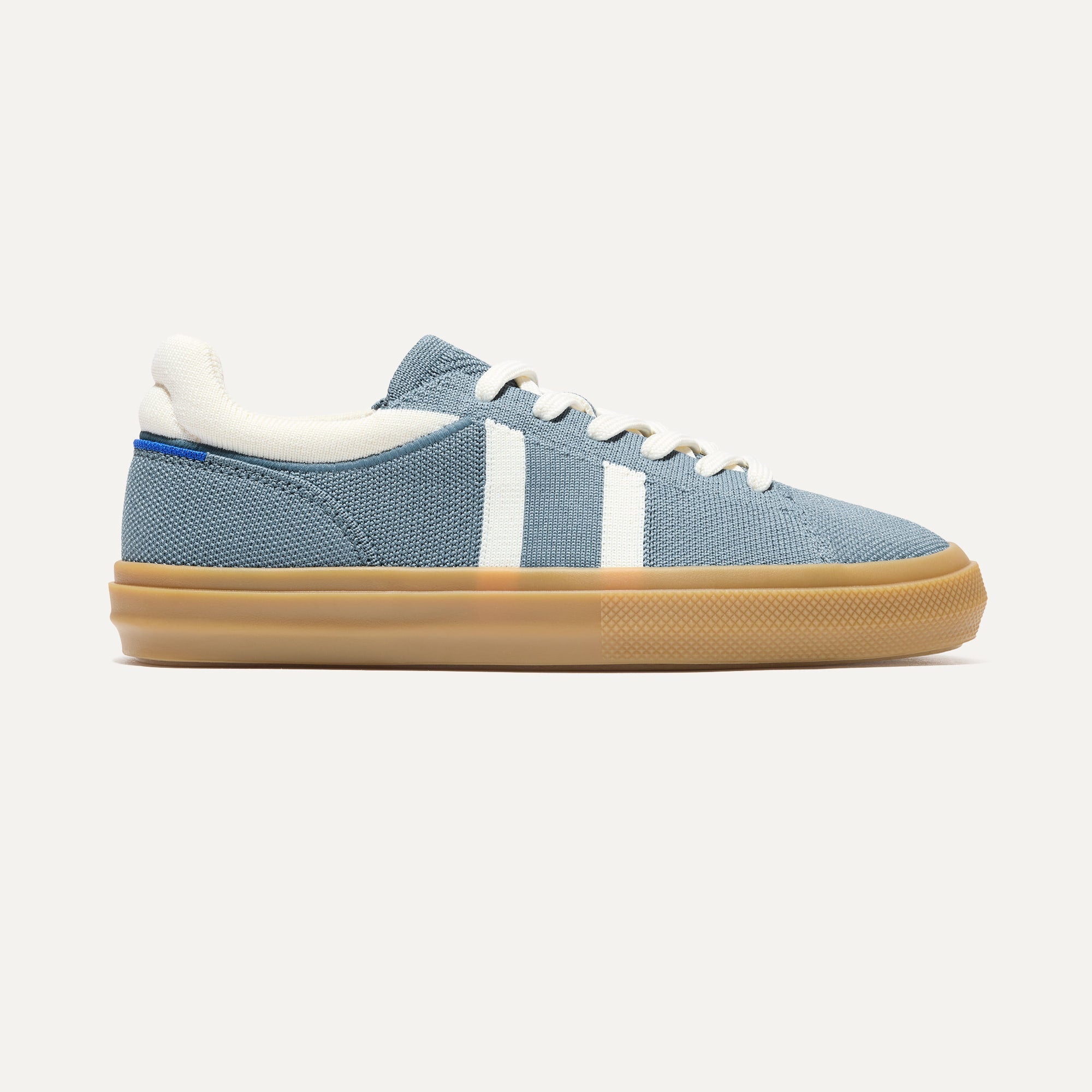 The RS02 Sneaker Blue Blitz shown from the side. 