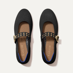 The Ballet Mary Jane in Black shown from the top.