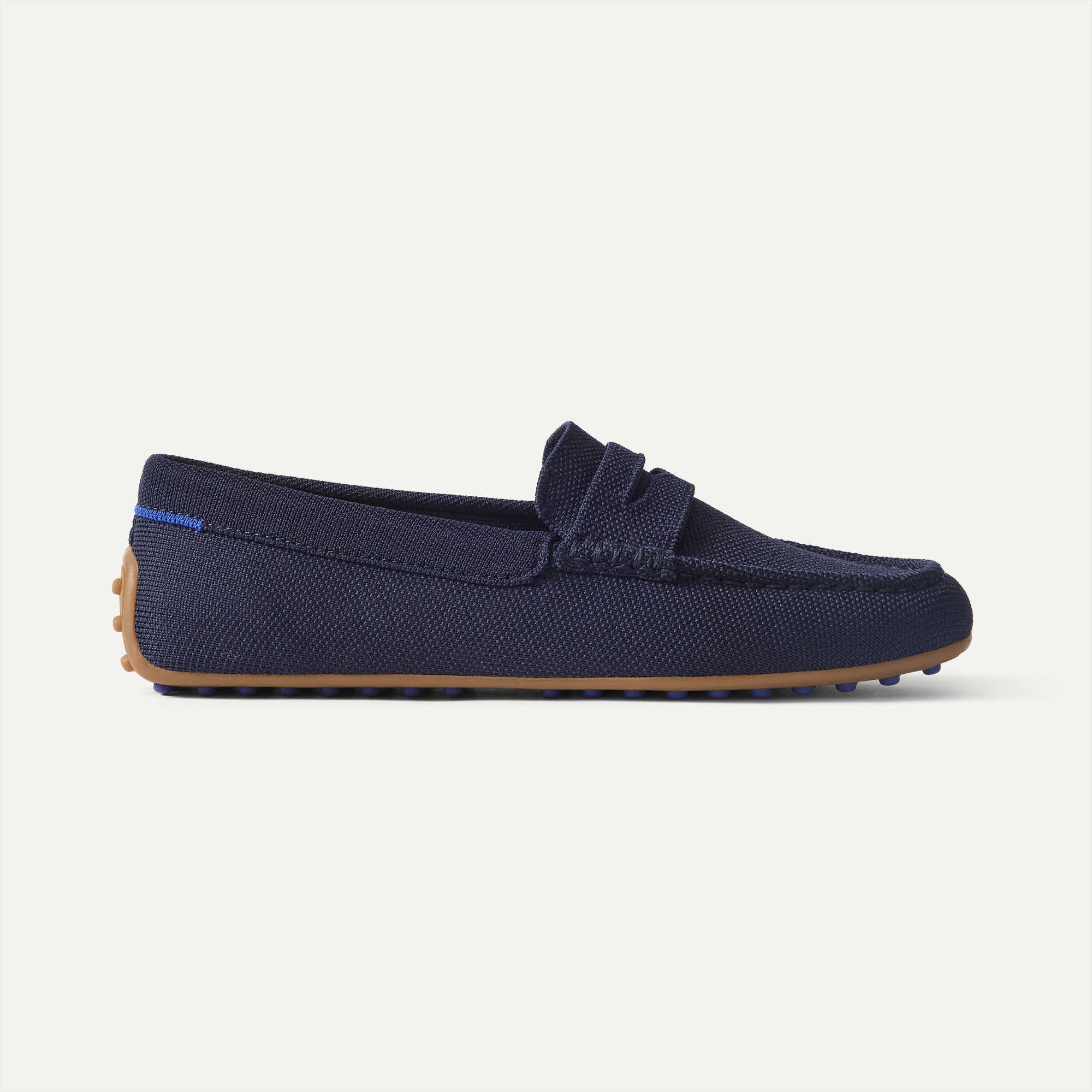 side | The Daily Driver in Navy shown from the side. 