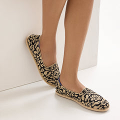 hover | Model wearing The Cruiser Loafer in Espresso Bloom.