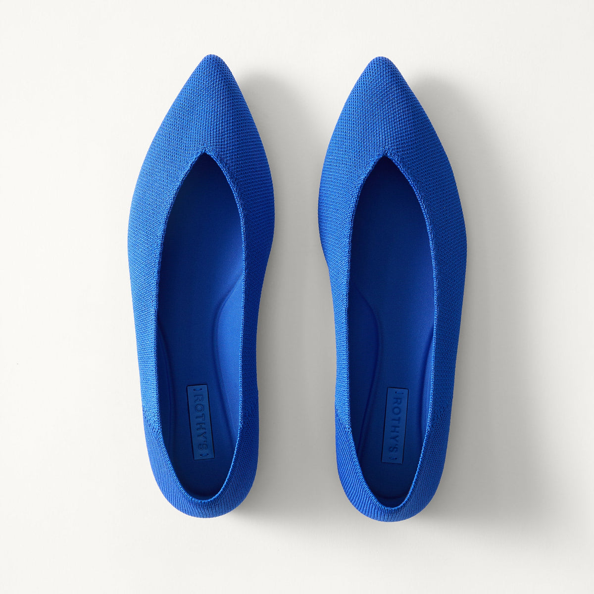 PDP | The Point III in Rothy's Blue shown from the top.