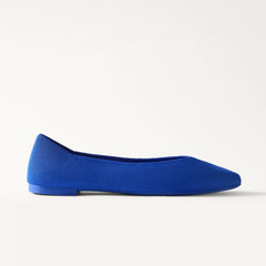 side | The Point III in Rothy's Blue shown from the side. 
