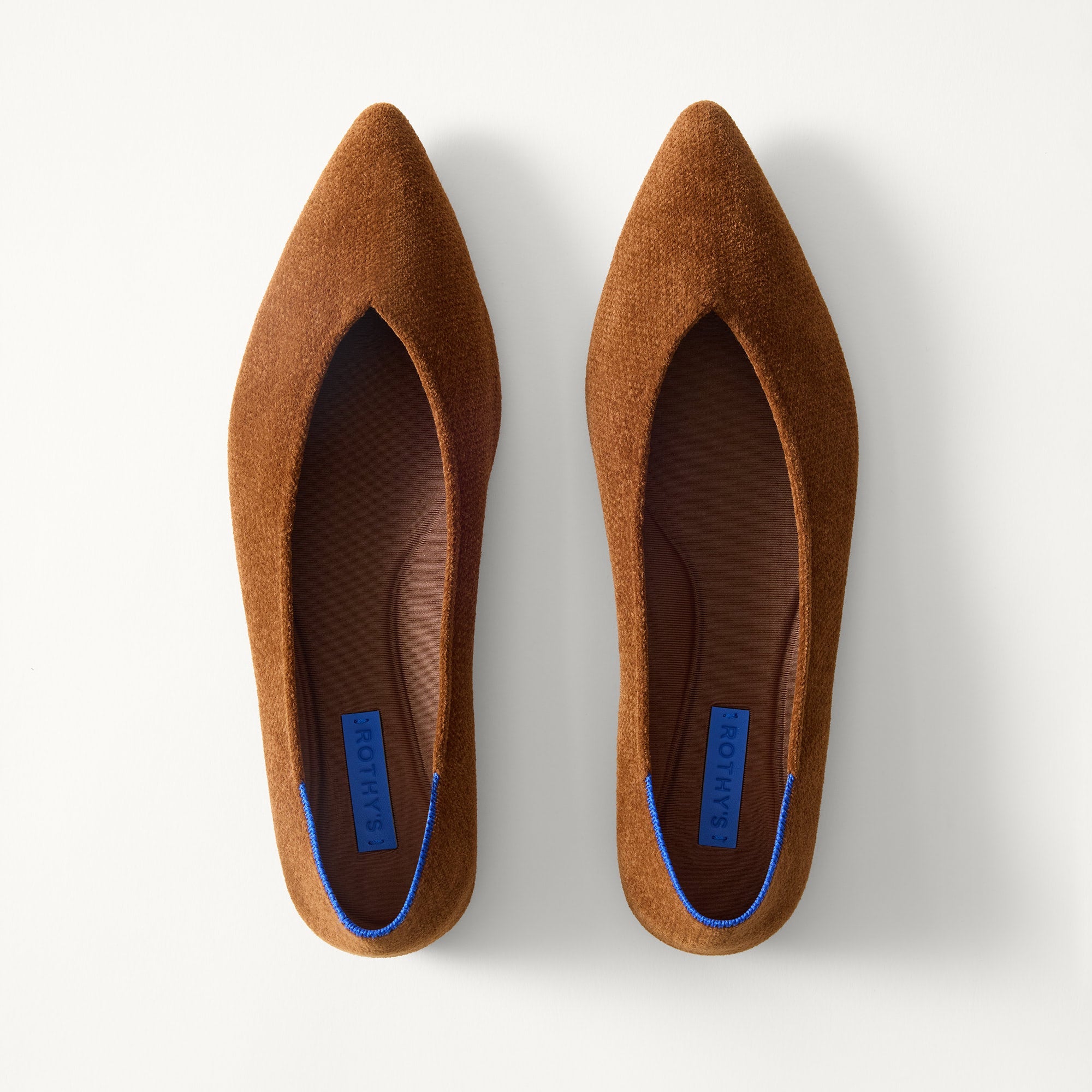 PDP | The Point III in ReVelvet Russet shown from the top.