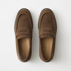 pdp | The Penny Loafer in ReVelvet Bistro shown from the top.