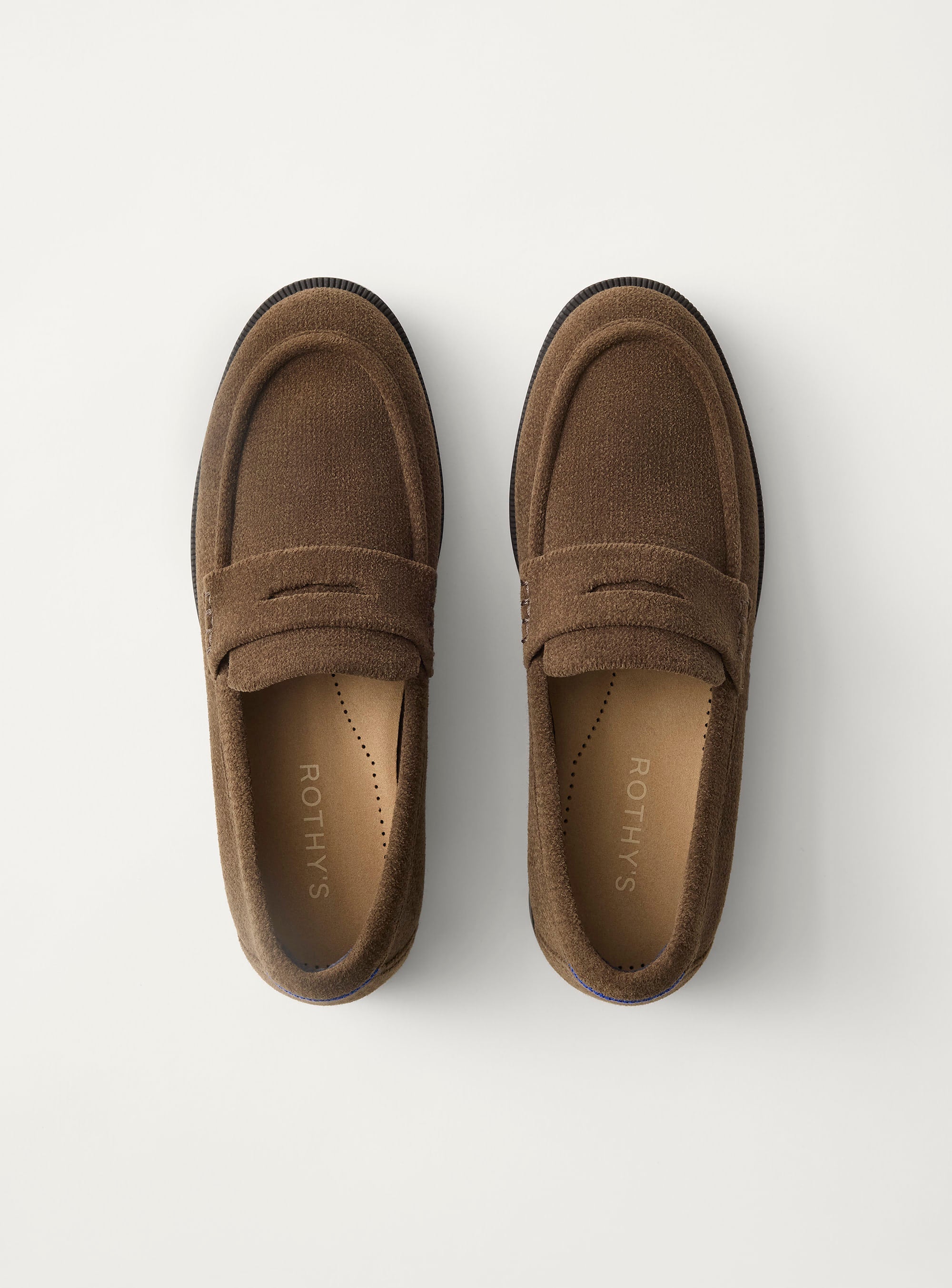 PLP | The Penny Loafer in ReVelvet Bistro shown from the top.
