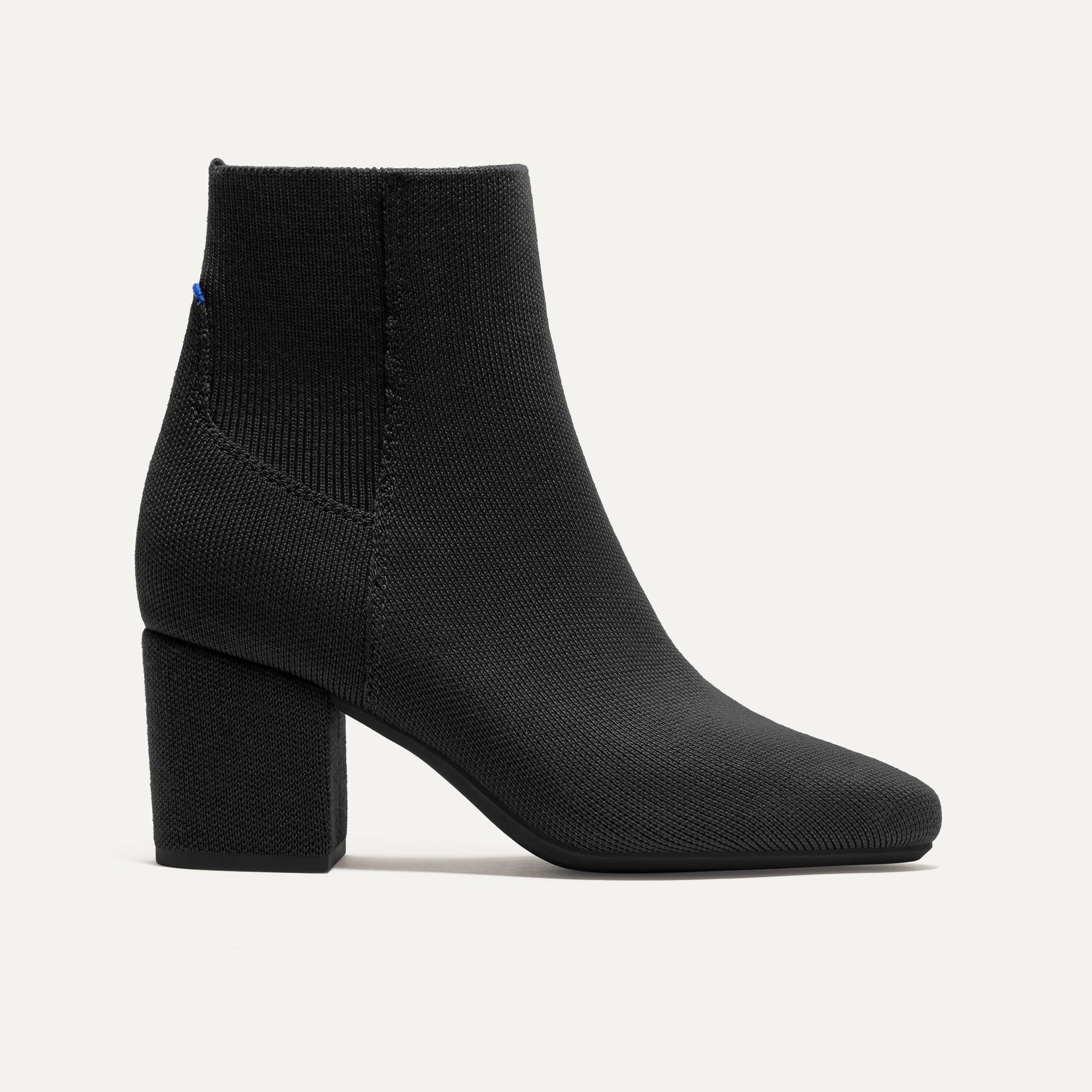 The High Classic Boot in Black shown from the side. 