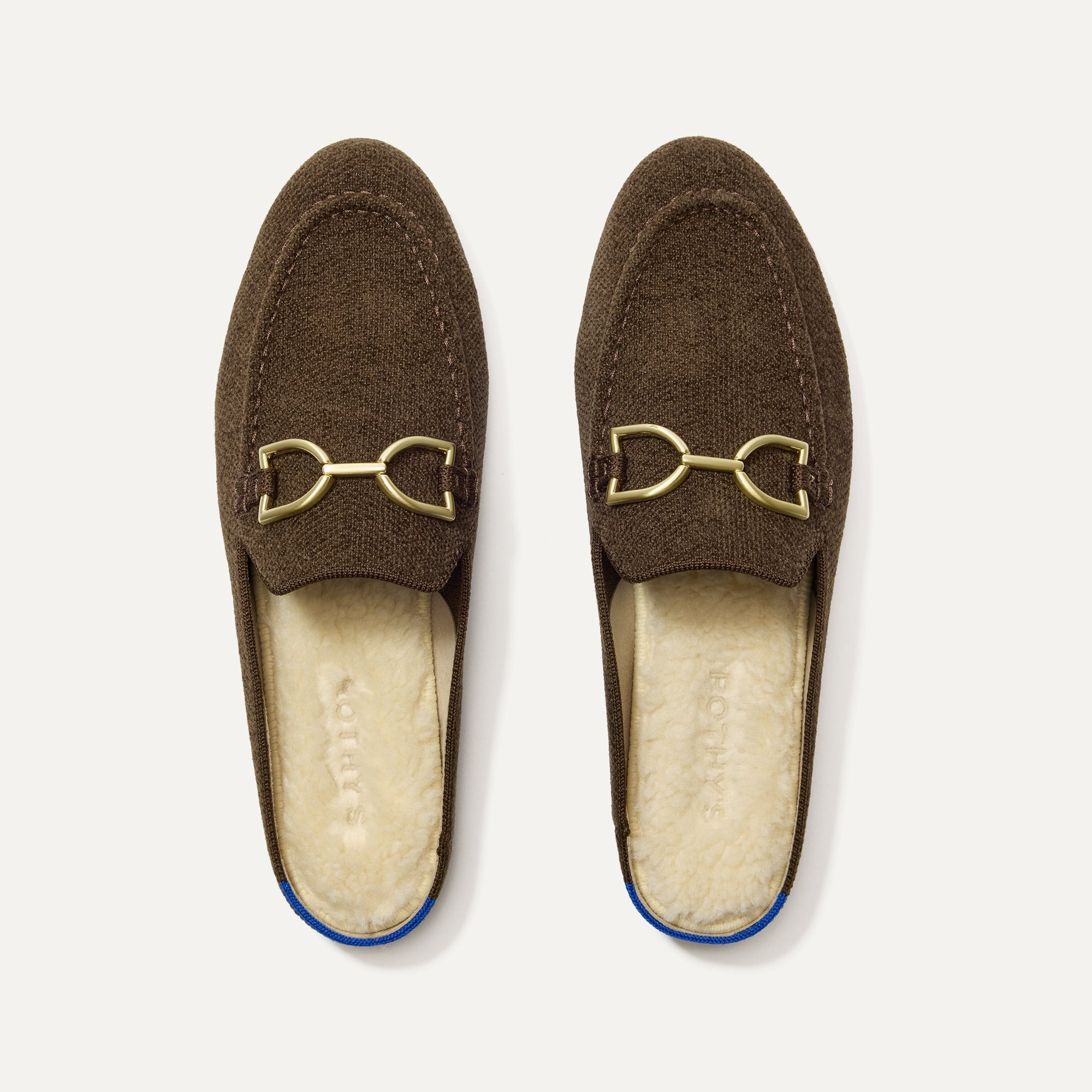 The Cozy Bit Loafer Mule in ReVelvet™ Bistro shown from the top.
