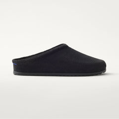 side | The Casual Clog in ReVelvet™ Black shown from the side.