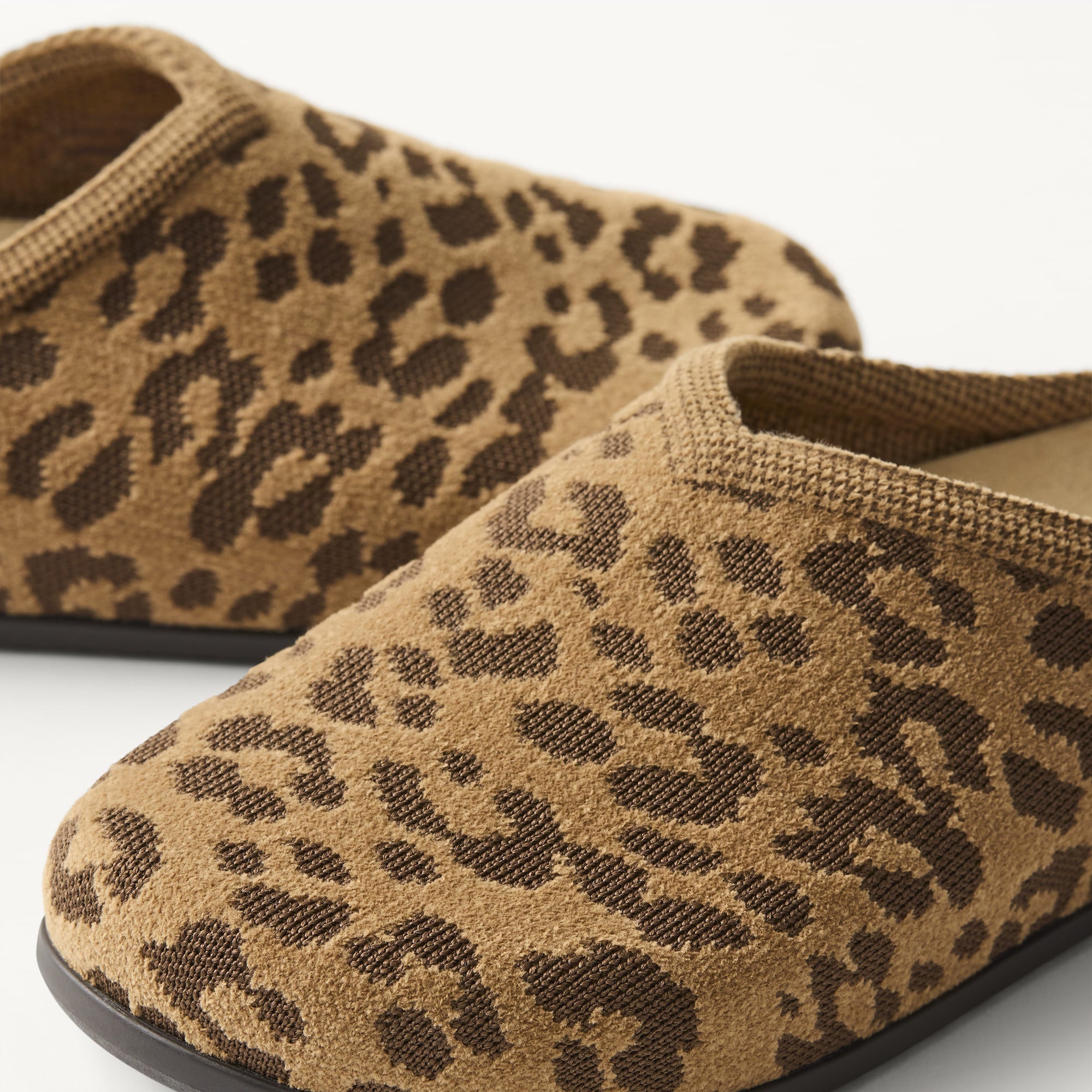 The toe and vamp of The Casual Clog, in diagonal view.