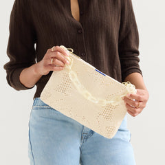 hover | Overlay::Shown with The Shoulder Strap (sold separately).  | Alt::The Convertible Clutch in Moonflower
