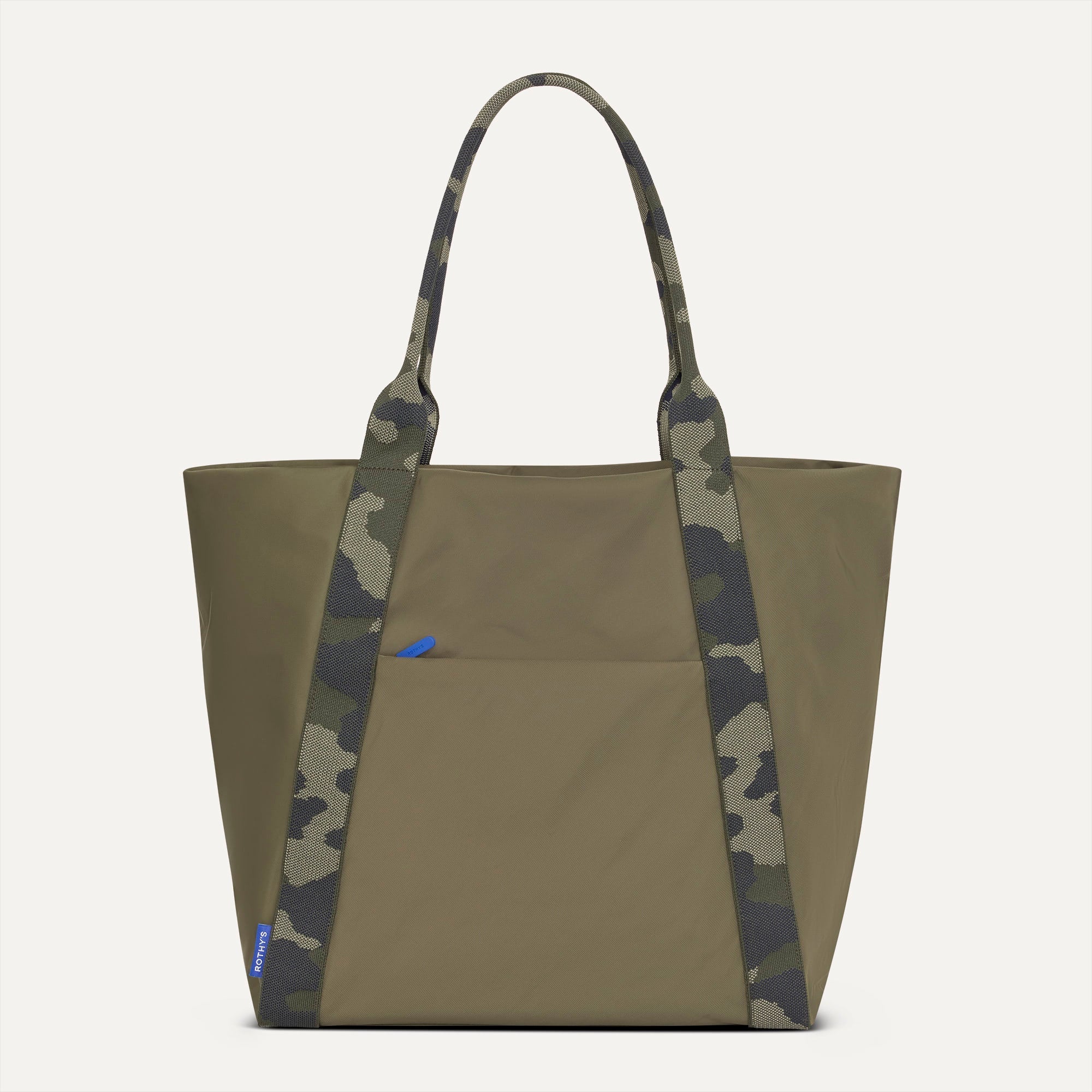 PLP |The Travel Tote in Forest shown from the front.