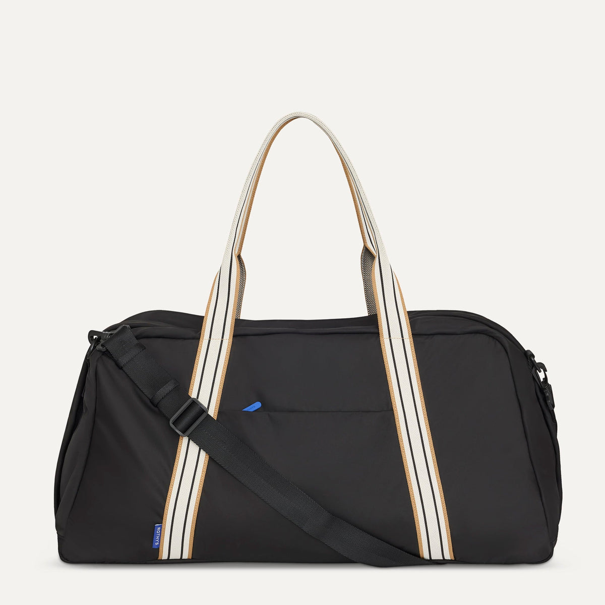 PLP |The Travel Duffle in Ink shown from the front. 