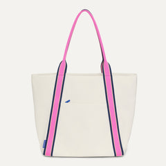 PDP |The Travel Tote in Optic shown from the front.