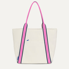PLP |The Travel Tote in Optic shown from the front.