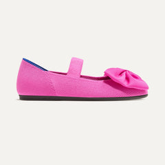 side | The Kids Big Bow Mary Jane in Dragon Fruit shown from the side.