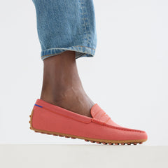 hover | Model wearing The Men's Daily Driver in Cayenne. 