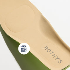 Close up of the Arch Effect Insole on The Men's Daily Driver in Forest Camo. 