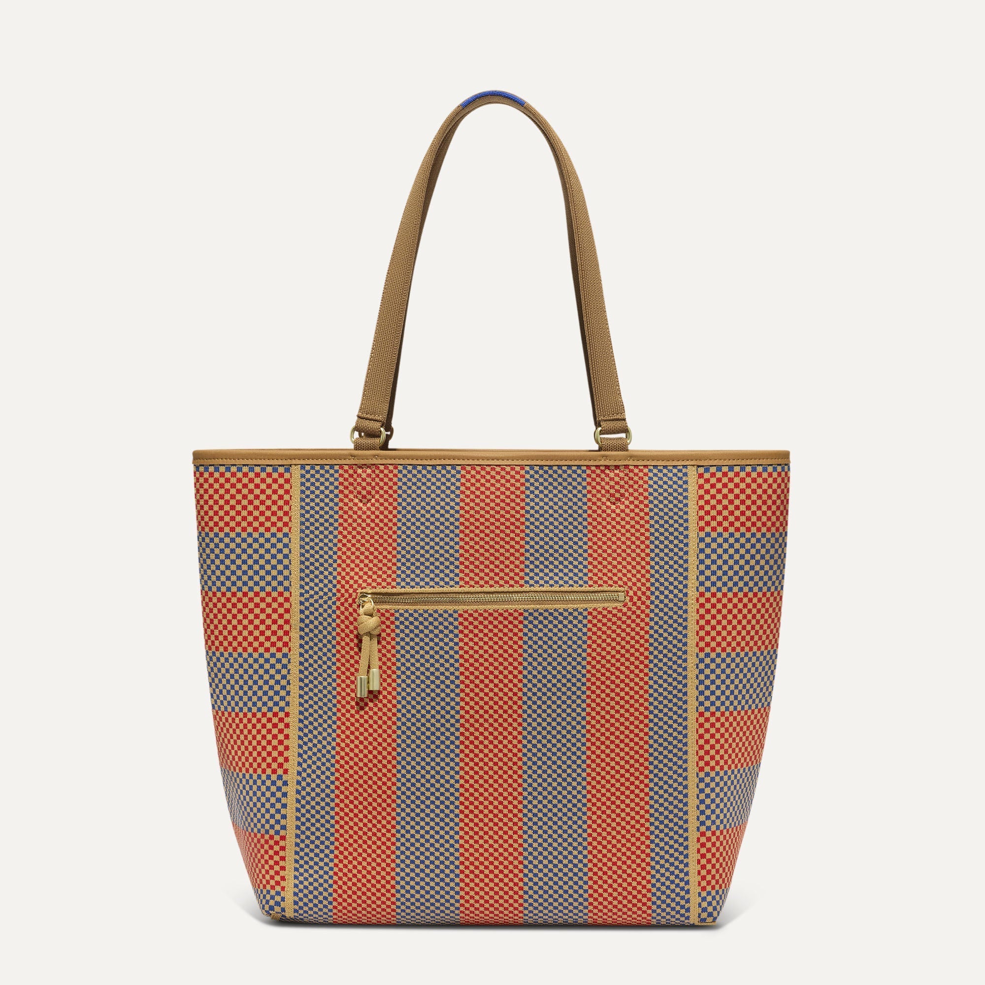 PLP |The Two-Way Tote in Sienna shown from the front.