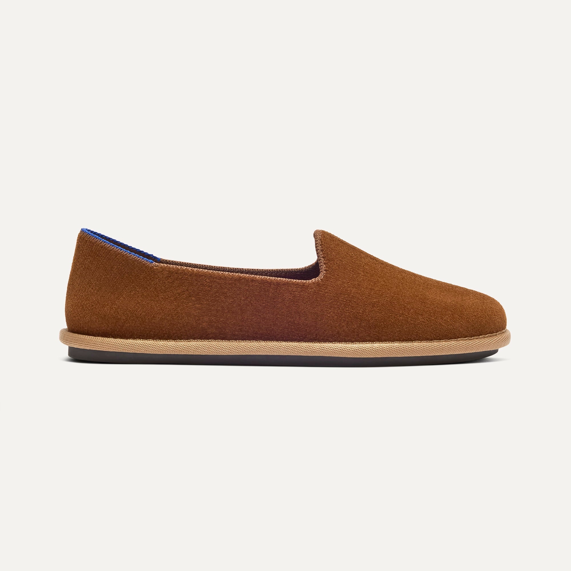 side | The Cruiser Loafer in ReVelvet Russet shown from the side.